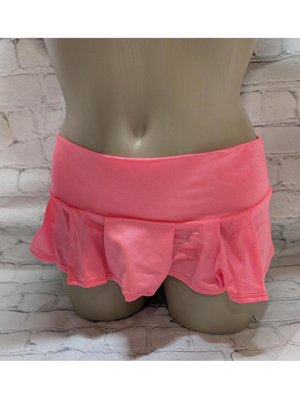 BodyZone Apparel Micro Pleat Skirt CORAL NWT